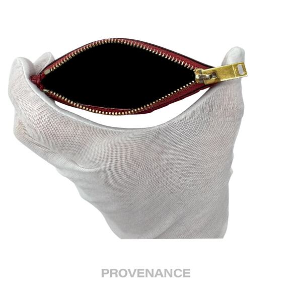 🔴 Saint Laurent Paris SLP Fragment Zip Card Wallet - Red - Picture 6 of 8